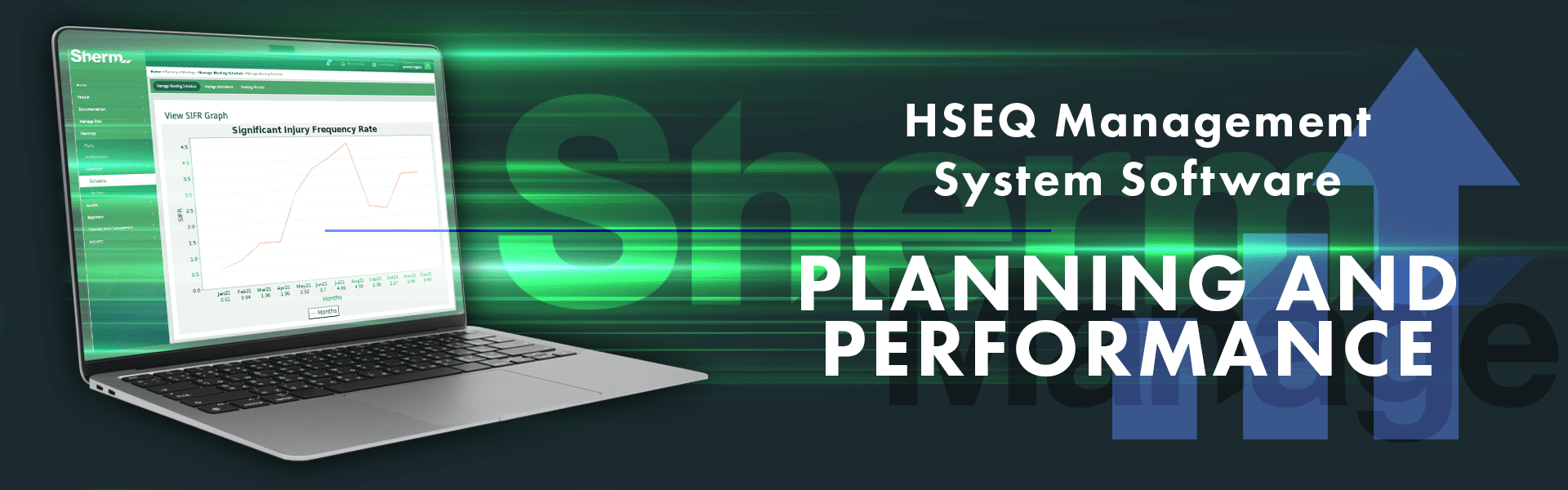 HSEQ Management System Software for Managing Improvement Plans Planning and Performance Software - Sherm