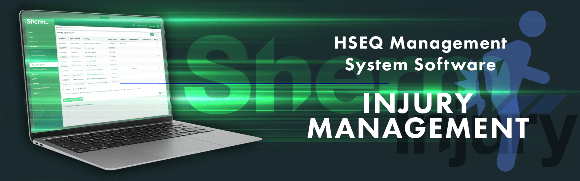 HSEQ Management System Software for Injury Management software