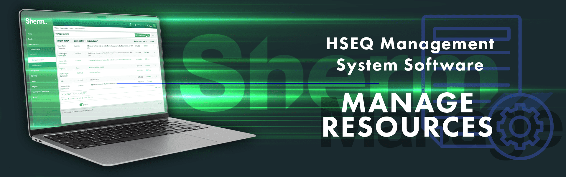 HSEQ Management System for External Resource Management Software